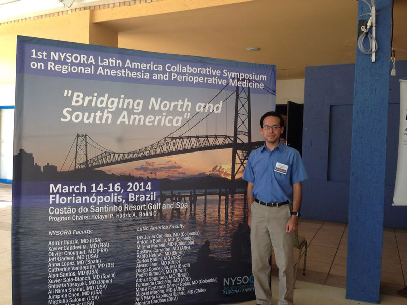 Javier at NYORA Latin America in Florianopolis, Brasil