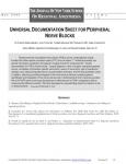 UNIVERSAL DOCUMENTATION SHEET FOR PERIPHERAL NERVE BLOCKS