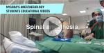 NYSORA Students Educational Videos: Spinal Anesthesia